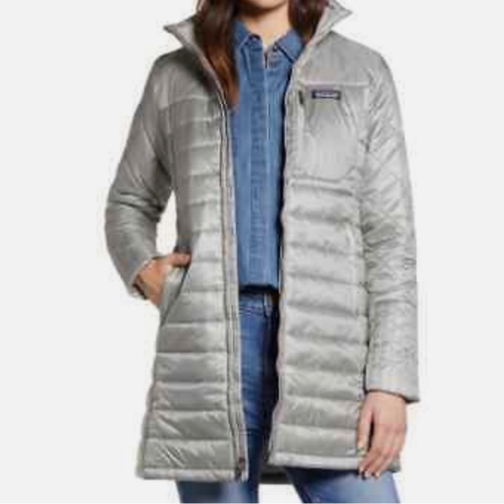 Silver Patagonia Radalie Parka Size Small